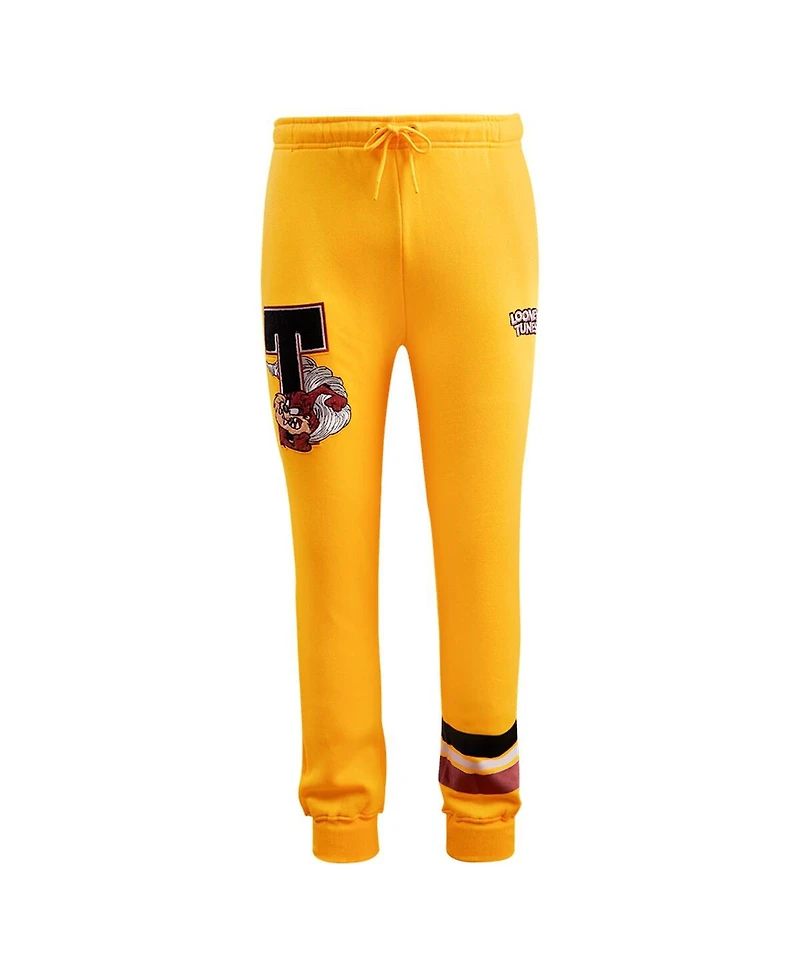 Freeze Max Men's Yellow Looney Tunes Taz Varsity Joggers