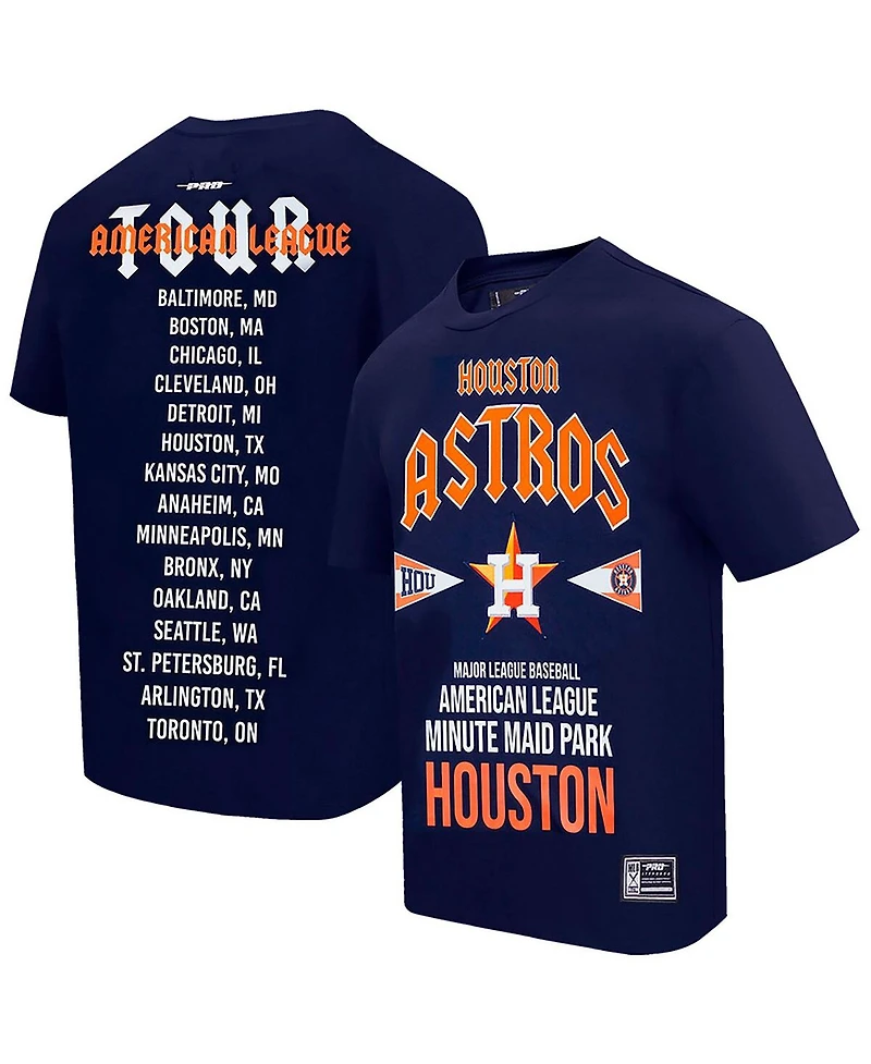 Pro Standard Men's Navy Houston Astros Oversized City Tour T-Shirt