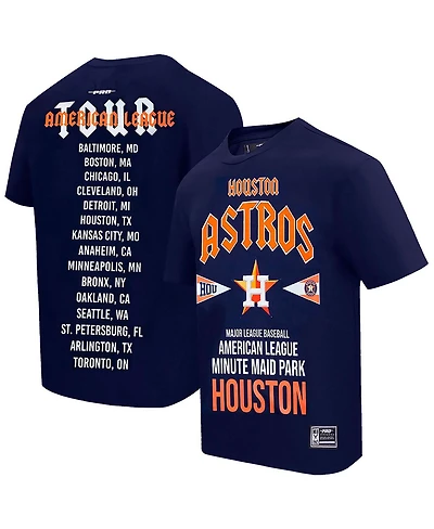 Pro Standard Men's Navy Houston Astros Oversized City Tour T-Shirt