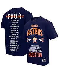 Pro Standard Men's Navy Houston Astros Oversized City Tour T-Shirt
