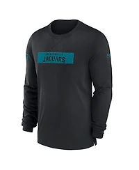 Nike Men's Black Jacksonville Jaguars Sideline Player Performance Long Sleeve T-Shirt