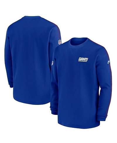 Nike Men's Royal New York Giants Alternate Logo Coach Long Sleeve Top
