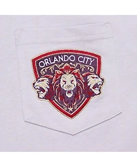 Mitchell & Ness Men's Purple Orlando City Sc 10th Anniversary Premium Pocket T-Shirt