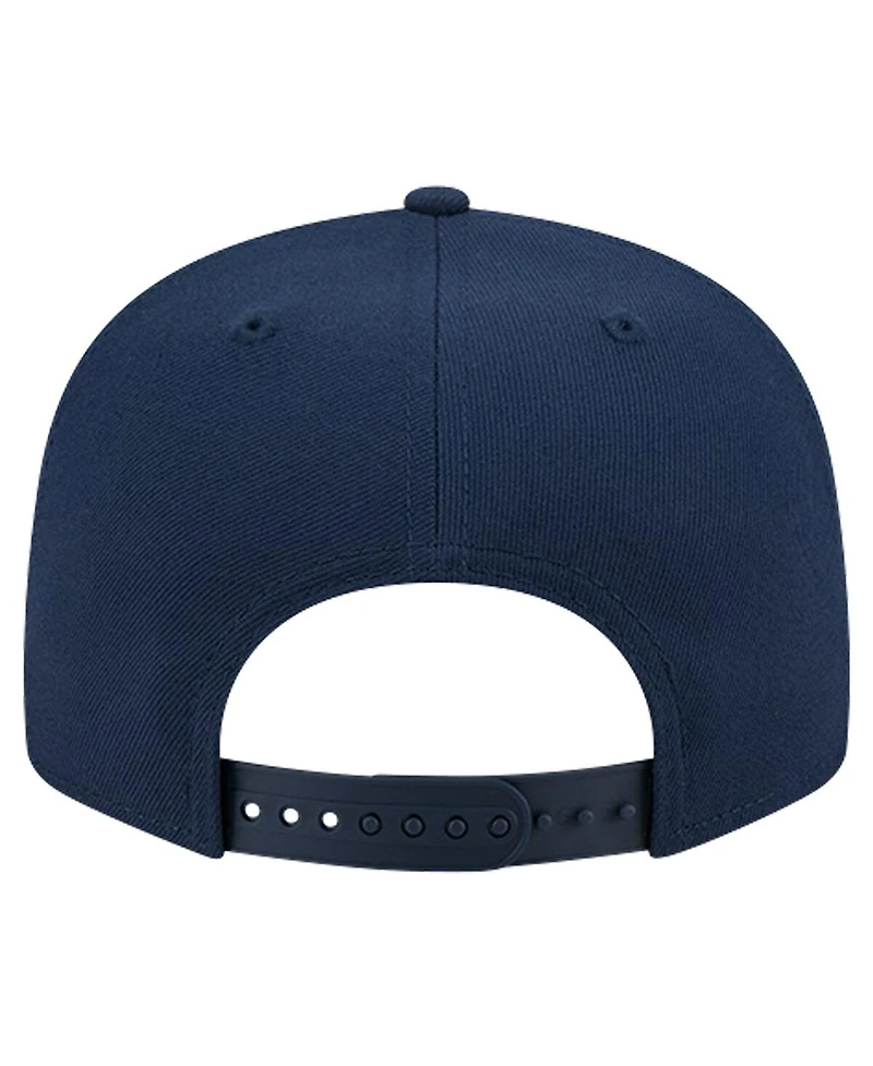 New Era Men's Navy Sporting Kansas City 2024 Jersey Hook 9FIFTY Snapback Hat