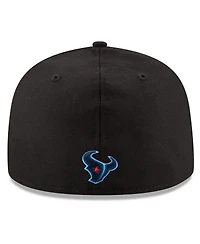 New Era Men's Black Houston Texans Omaha 59FIFTY Fitted Hat