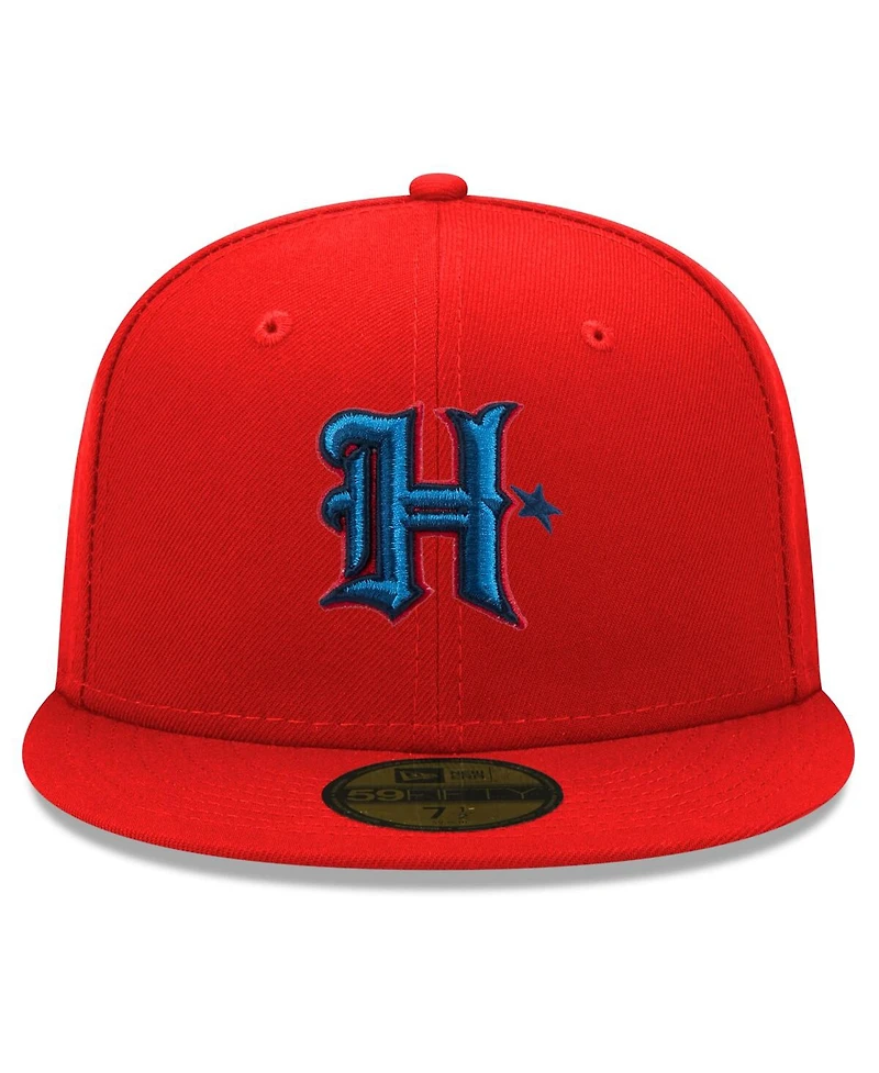 New Era Men's Red Houston Texans Omaha 59FIFTY Fitted Hat