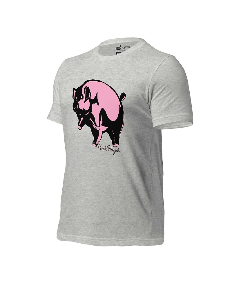 Section 119 Men's and Women's Gray Pink Floyd Animals Tri-Blend T-Shirt