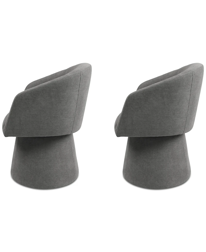 Korder 2-Pc. Arm Swivel Chair Set, Created for Macy's