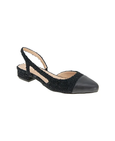 BCBGeneration Women's Tillie Cap Toe Slingback Block Heel Pumps