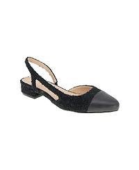 BCBGeneration Women's Tillie Cap Toe Slingback Block Heel Pumps