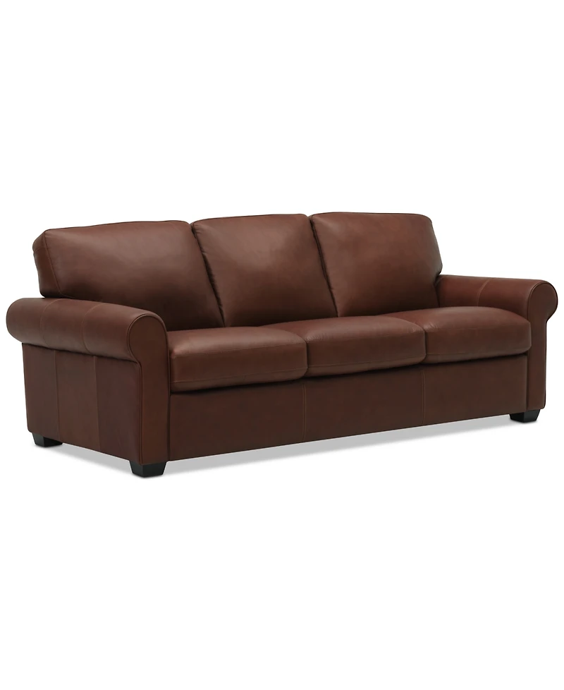 Norley Leather Sofa, Created for Macy's