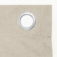 Duran Thermal Insulated 100% Blackout Grommet Curtain Panel