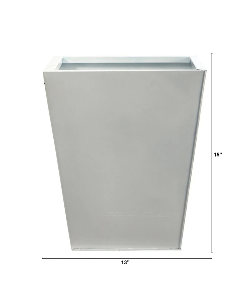 Slickblue 15" Classic Square Metal Planter