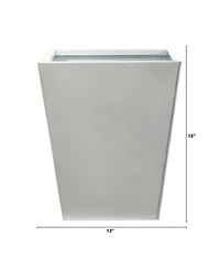 Slickblue 15" Classic Square Metal Planter