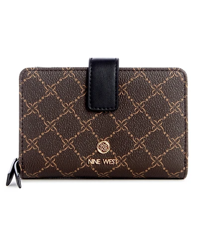 Nine West Women's Lockup 9 French Wallet
