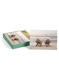 Masterpiece Studios Chairs On Beach Holiday Boxed Cards