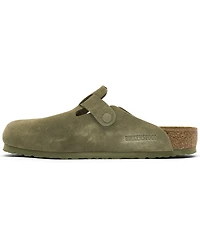 Birkenstock Men's Boston Suede Leather Casual Clogs from Finish Line