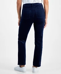 Style & Co Petite Straight-Leg Corduroy Jeans, Created for Macy's