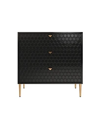 Boyel Living 32"Tall 3-Drawer Storage Cabinet Dresser Chest