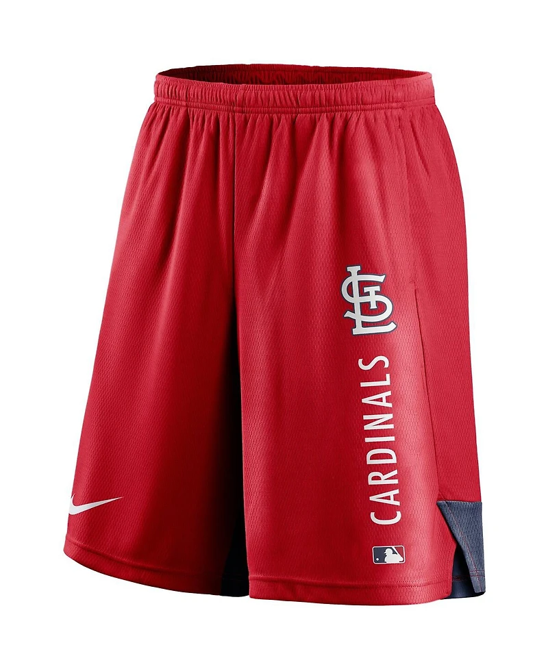 Nike Men's Red St. Louis Cardinals Authentic Collection Training Performance Shorts