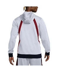 Nike Men's White Usa Basketball 224 Summer Authentic On-Court Game Full-Zip Jacket
