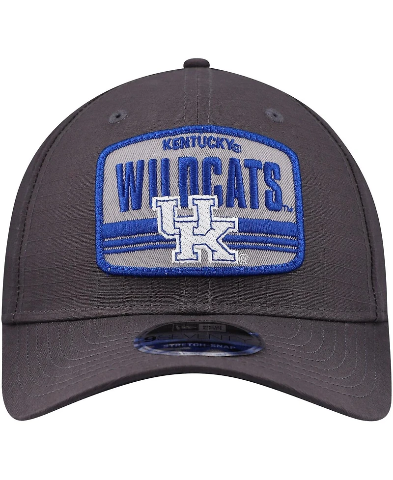 New Era Men's Charcoal Kentucky Wildcats Team Elevated 9SEVENTY Adjustable Hat