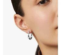 Ana Luisa Endless Hoop Earrings - Venus Silver