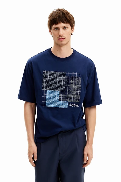 Desigual Men's T-shirt with central patch