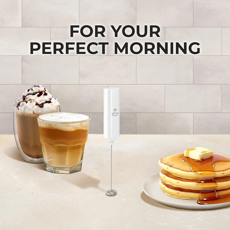 Powerful Mini Milk Frother Handheld - Electric Hand Mixer