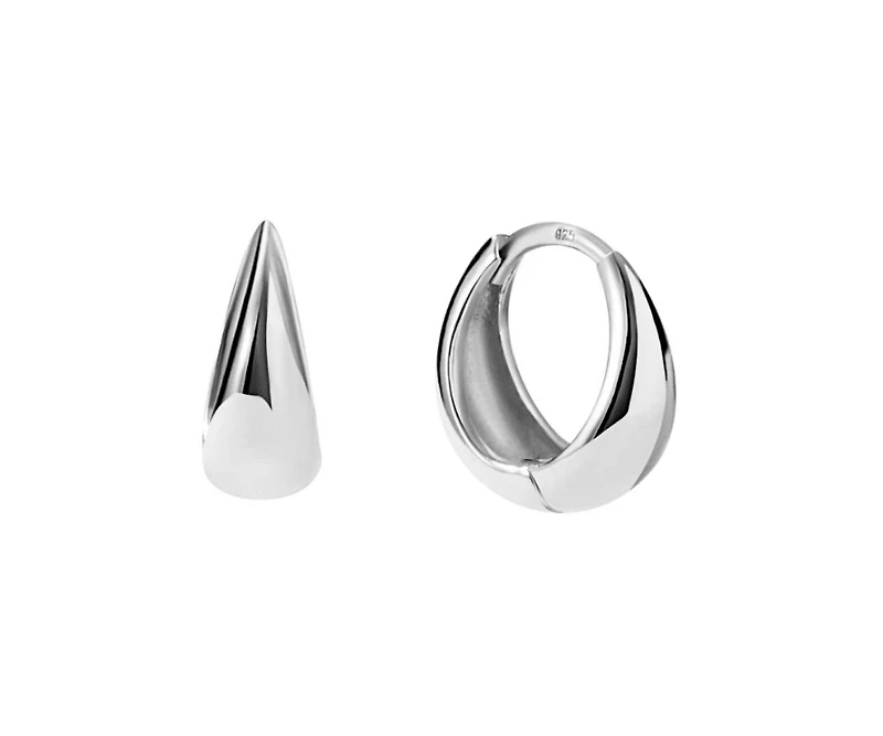 Ana Luisa Bold Huggie Hoops - Nate Silver