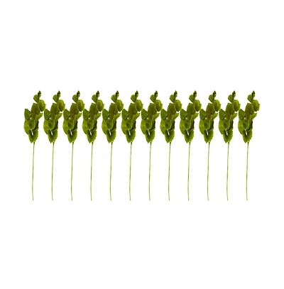 Slickblue Lotus Artificial Leaf for Elegant Decor (Set of 12)