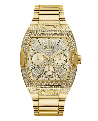 Guess Men's Multi-Function Gold Tone Steel Watch, 43mm