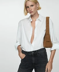 Mango Women's Mid-Rise Straight Jeans