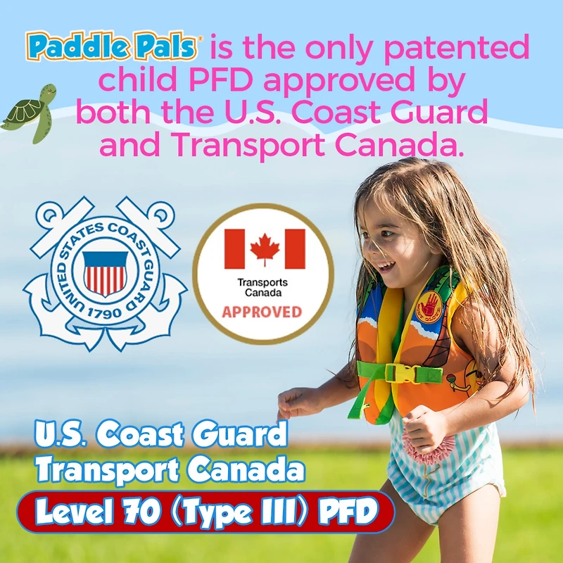 Body Glove Paddle Pals Splash Child Swim Vest, Toddler Floatie - Pfd Life Jacket for Kids