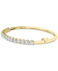 Effy Diamond Multi Cluster Bangle Bracelet (7/8 ct. t.w.) in 14k Two-Tone Gold