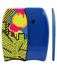 Bodyboard with Eps Core Wrist Leash, 37" Lightweight Durable Boogie Boards for All Wave Conditions
