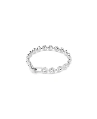 Swarovski Round Cut White Rhodium Plated Una Bracelet