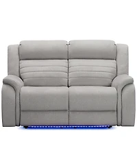 Abbyson Living 64" Power Fabric Reclining Loveseat