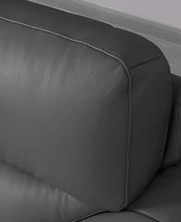 Abbyson Living 86" Top Grain Leather Sofa