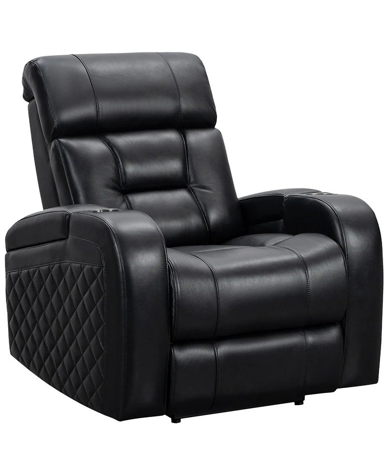 Abbyson Living 42" Leather Theater Power Recliner