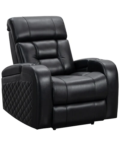 Abbyson Living 42" Leather Theater Power Recliner