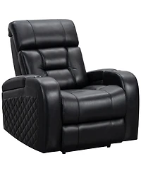 Abbyson Living 42" Leather Theater Power Recliner