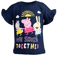 Peppa Pig Girls Pack T-Shirts