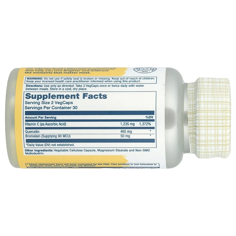 Solaray Quercetin Bromelain & Vitamin C