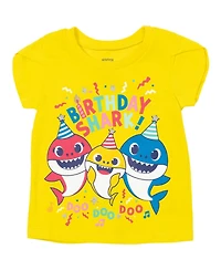 Baby Shark Baby Girls Pinkfong Shark T-Shirt