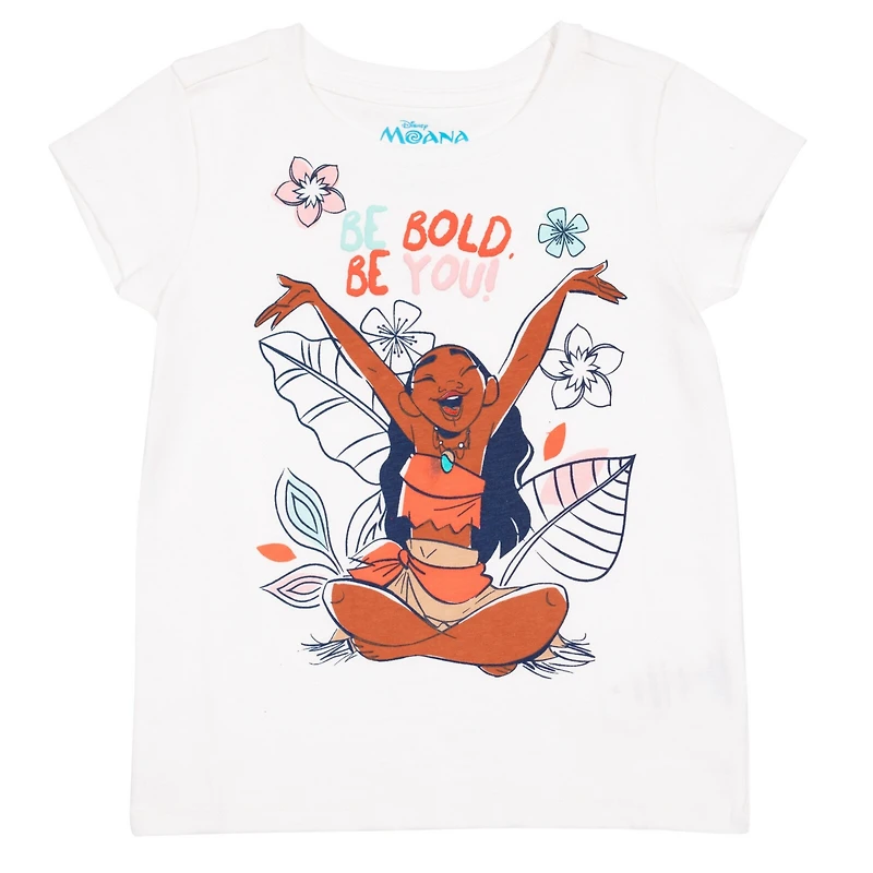Moana Baby Girls 3 Pack T-Shirts
