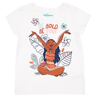 Moana Baby Girls 3 Pack T-Shirts