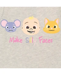 CoComelon Toddler Girls Jj 3 Pack T-Shirts to