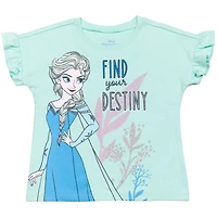 Frozen Toddler Girls 3 Pack T-Shirts
