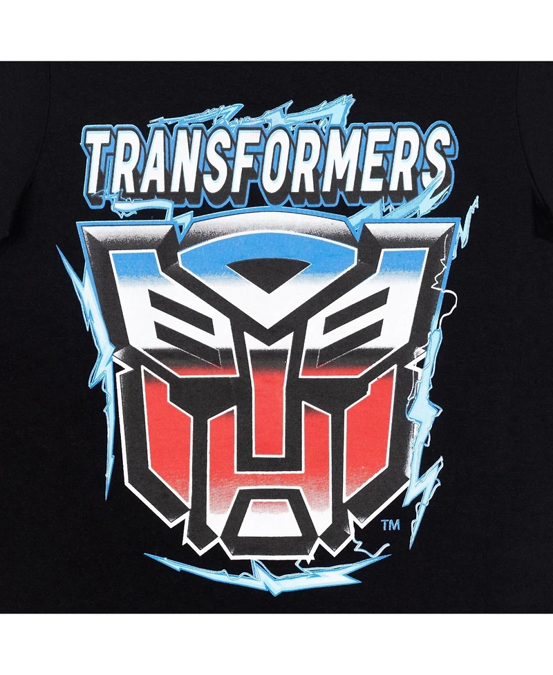 Transformers Boys Bumblebee Optimus Prime 3 Pack T-Shirts to